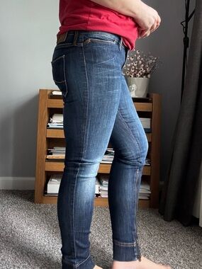 Dark Blue Women’s Skinny Jeans Lee 120th Anniversary Edition "Louis Zip" jeans.